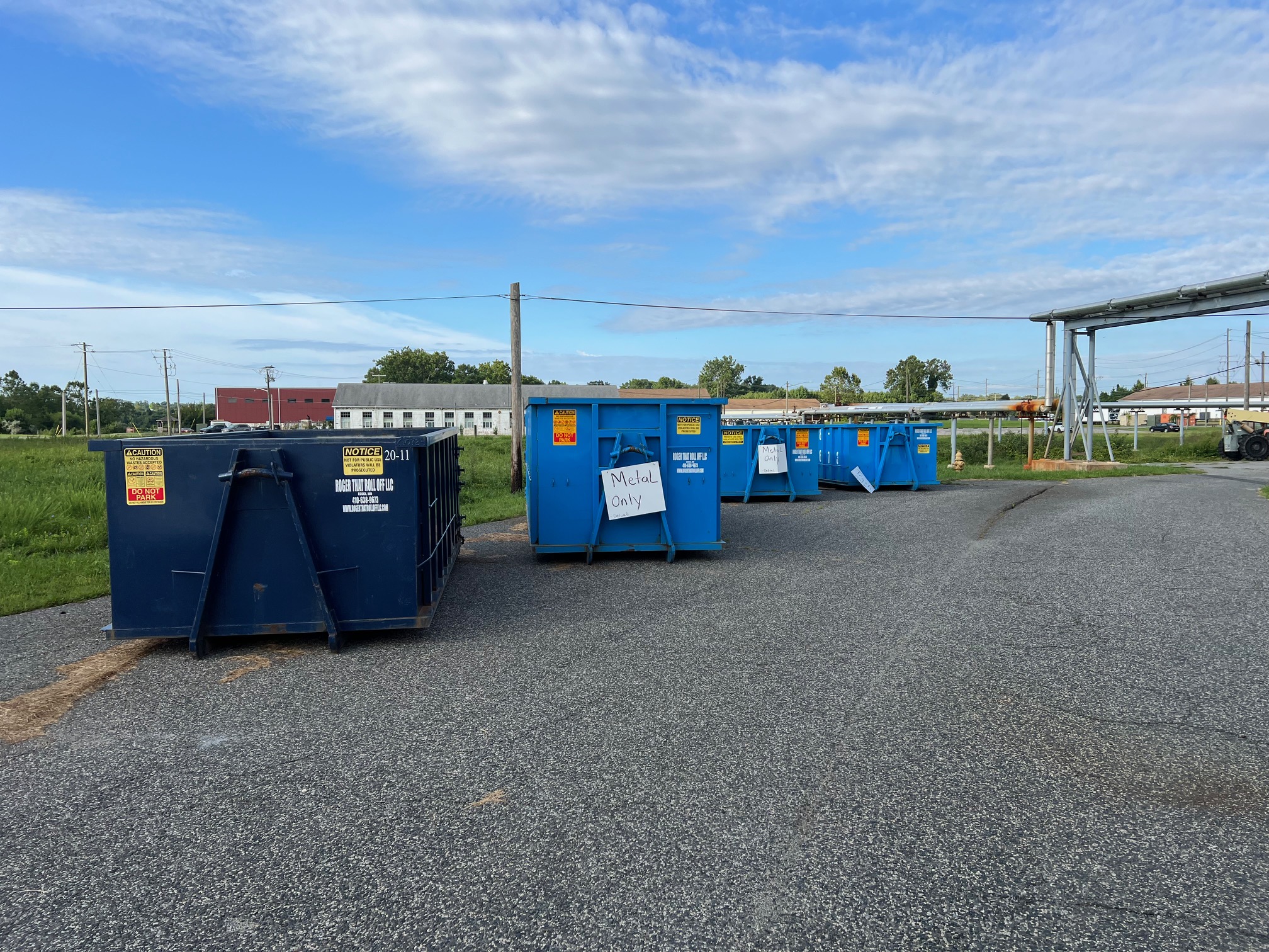 Some of our Dumpsters